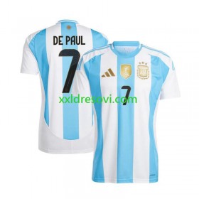 Argentina De Paul 7 Copa America Domaći Nogometni Dres 2024
